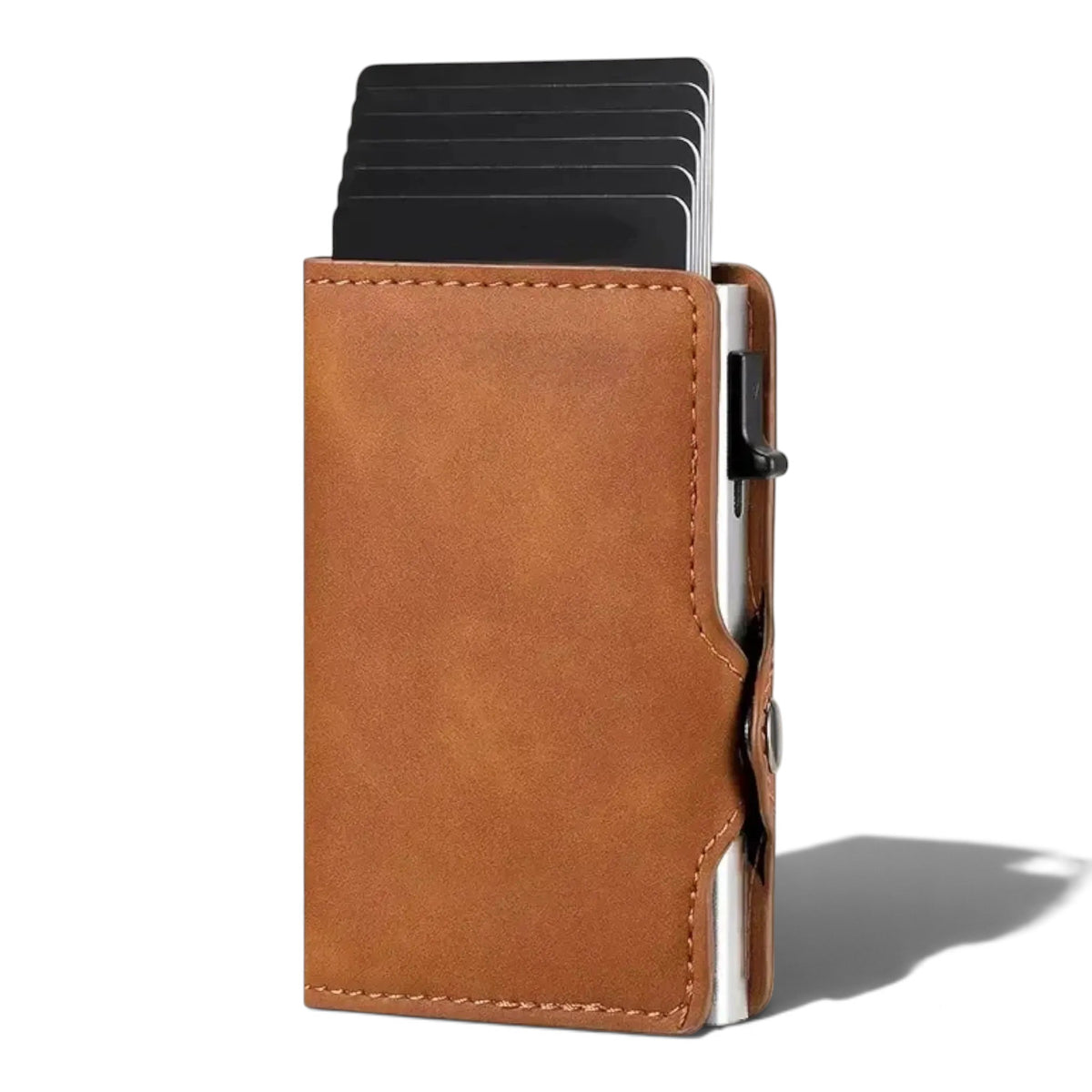 Porte-Cartes Homme Pop-Up Anti-RFID – Éjection Automatique