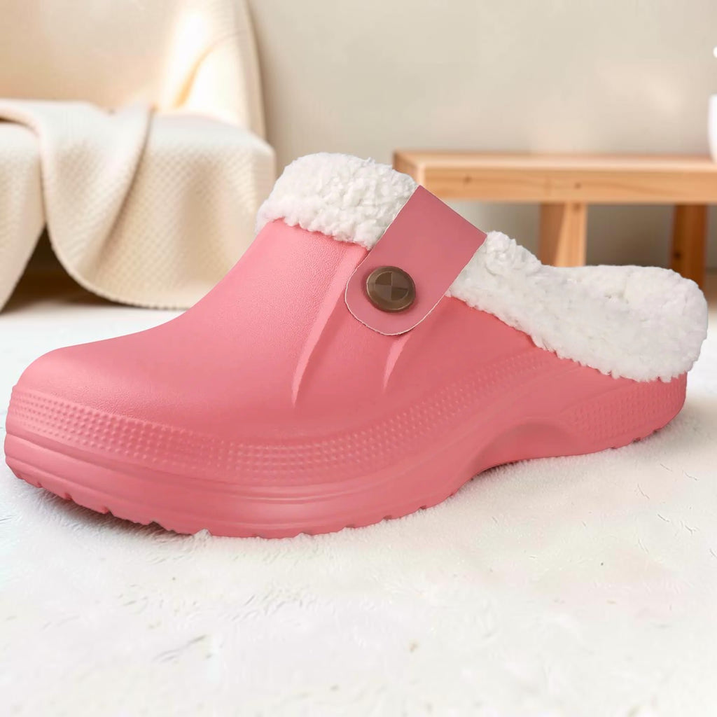 Sabots fourrés – Mules chaudes antidérapantes hiver