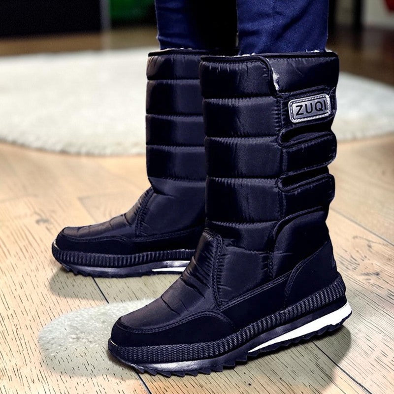 Bottes de neige femme fourrées imperméables – Antidérapantes
