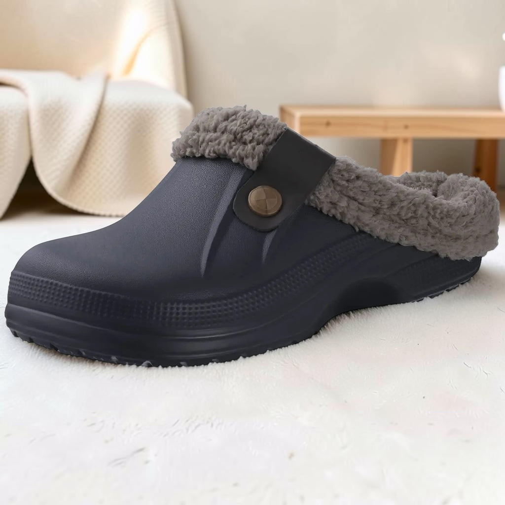 Sabots fourrés – Mules chaudes antidérapantes hiver