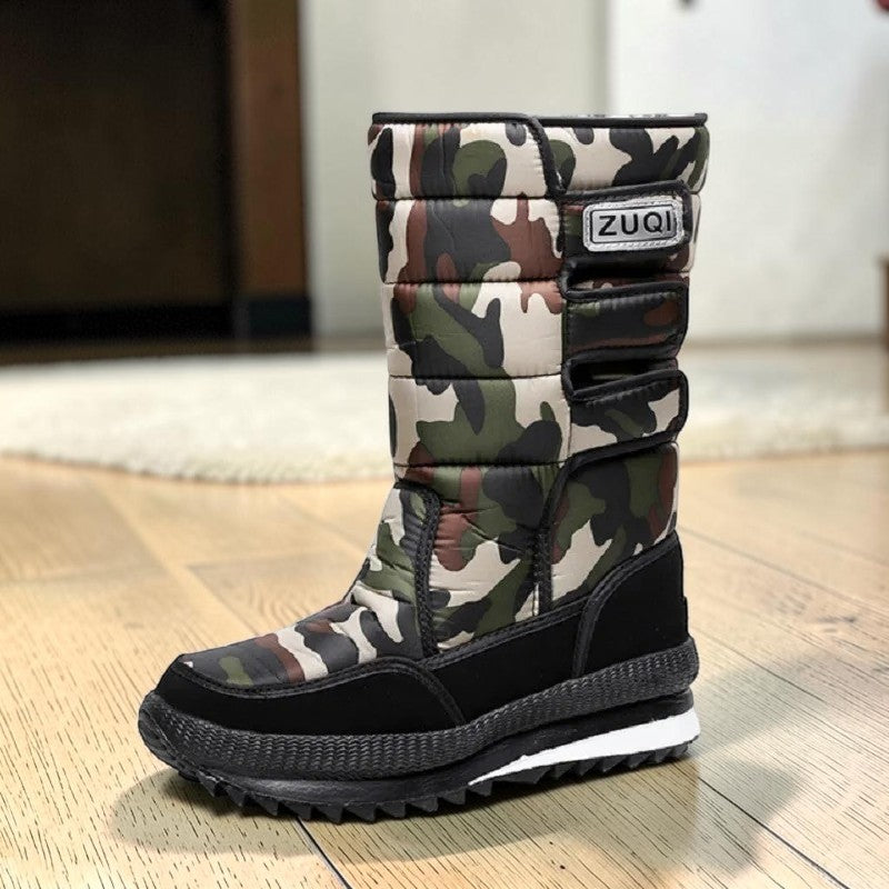 Bottes de neige femme fourrées imperméables – Antidérapantes