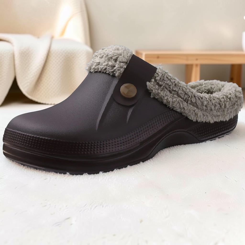 Sabots fourrés – Mules chaudes antidérapantes hiver