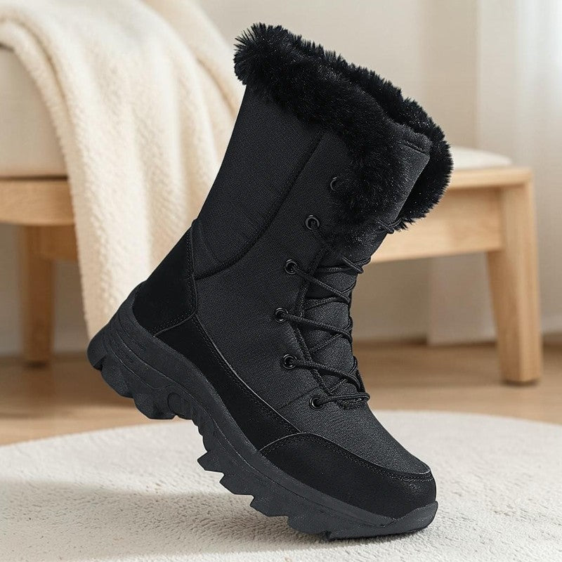 Bottes de neige femme montantes – Fourrées & antidérapantes
