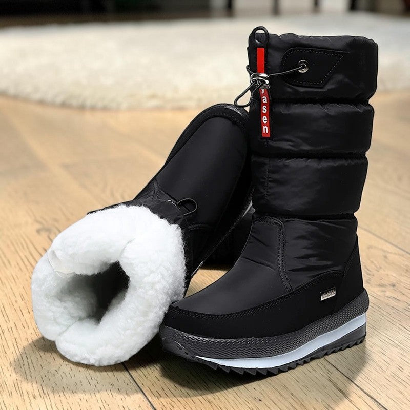 Bottes de neige femme fourrées imperméables – Antidérapantes
