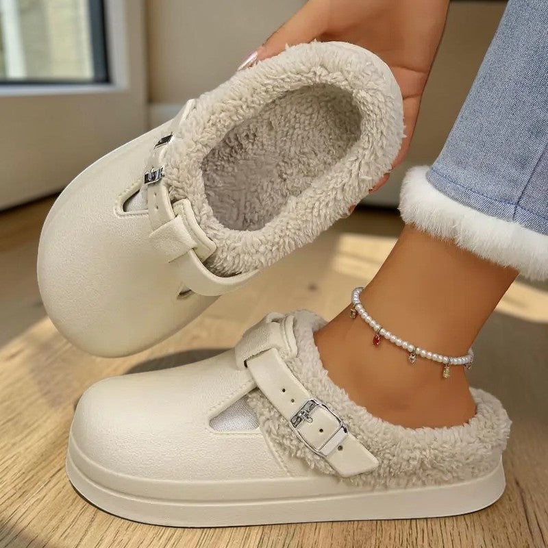 Chaussons Femme Fourrés – Chauds & Confortables à Semelle Épaisse