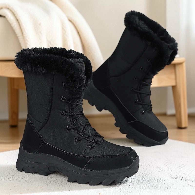 Bottes de neige femme montantes – Fourrées & antidérapantes