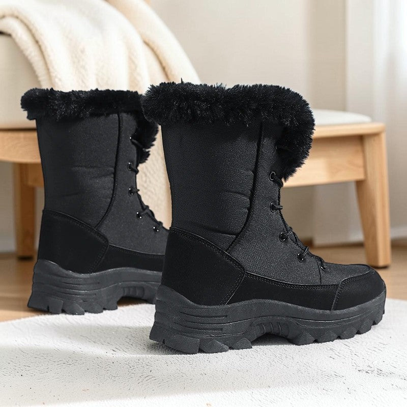 Bottes de neige femme montantes – Fourrées & antidérapantes
