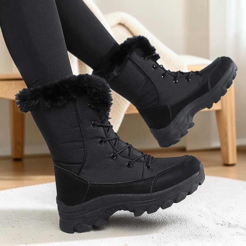 Bottes de neige femme montantes – Fourrées & antidérapantes