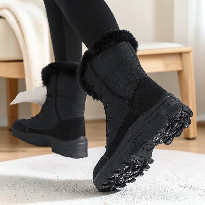 Bottes de neige femme montantes – Fourrées & antidérapantes