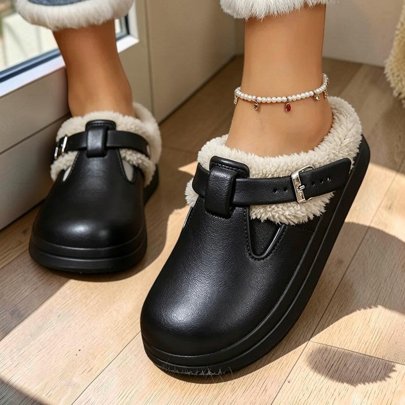 Chaussons Femme Fourrés – Chauds & Confortables à Semelle Épaisse