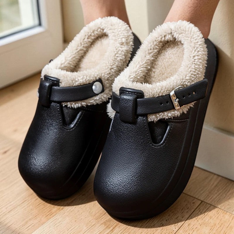Chaussons Femme Fourrés – Chauds & Confortables à Semelle Épaisse