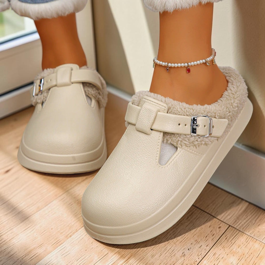 Chaussons Femme Fourrés – Chauds & Confortables à Semelle Épaisse