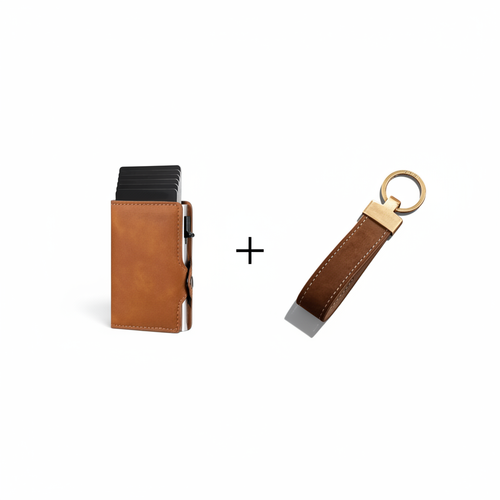 Pack Essentiel – Porte-Cartes + Porte-Clés