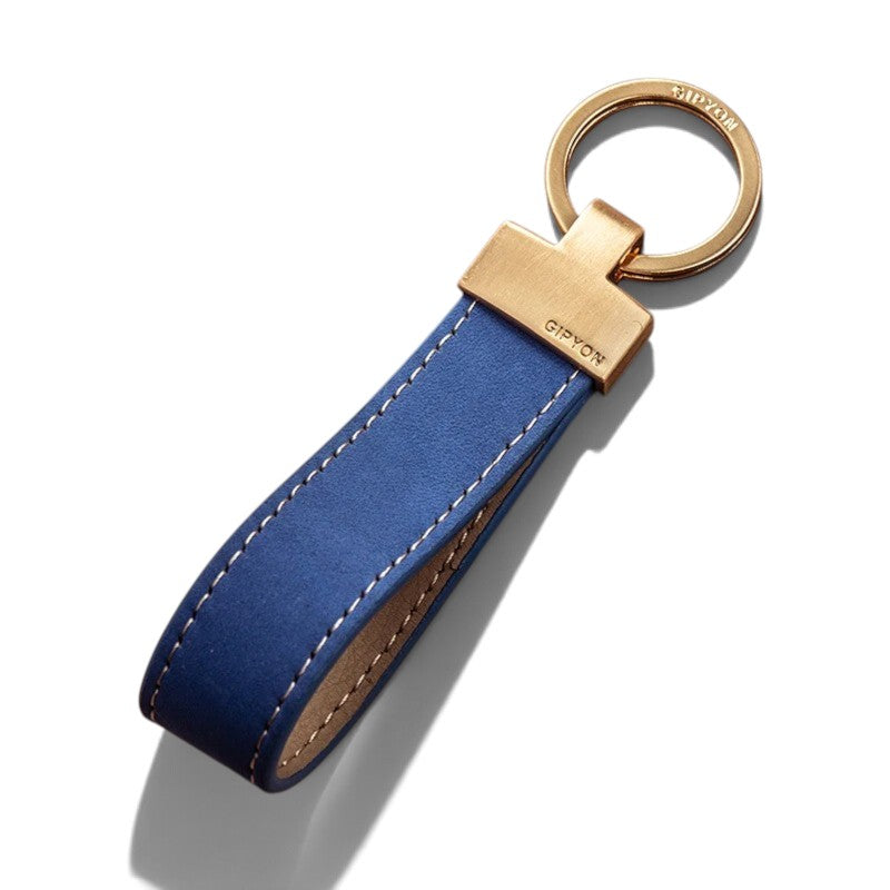 Porte-Clés en Cuir Véritable – Pendentif Anneau Auto | Cadeau Homme